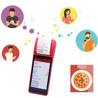 Terminal de point de vente Android à écran tactile avec système de point de vente pour la commande de repas en ligne