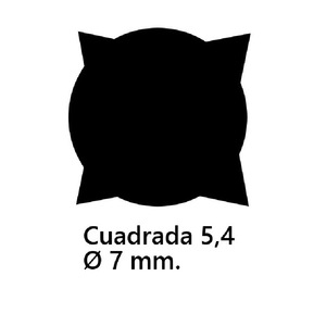 Adaptador H 5.4 Cuadrado 7 mm Categoría de Producto Adaptador Ref 555008 - Product Image 1