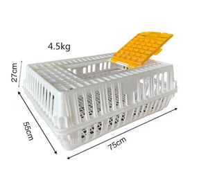 Caixa de Transporte para Aves em Material PP Novo, Atacado de Fábrica, Gaiola para Frango e Pato, Transporte Agrícola com Longa Vida Útil - Product Image 4