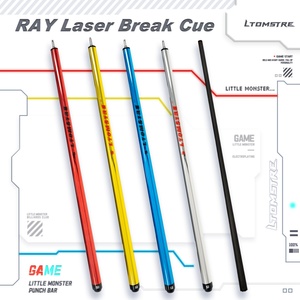 Little Monster RAY Laser Carbon Fiber Break Cue Break Cue <b>Pool</b> <b>Stick</b>, Technology Low Deflection 12.9mm Tip with PU Leather Bag - Product Image 2