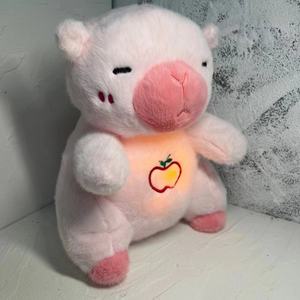 ตุ๊กตาหมีคาปิบาร่าสำหรับเด็ก, ตุ๊กตาหมีนุ่มนิ่มระบายอากาศได้สำหรับเด็กแกะมีไฟ30ซม. - Product Image 5