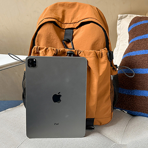 กระเป๋าสะพายไหล่ไนลอนน้ำหนักเบาหลายช่องกระเป๋าเป้สะพายหลังแบบมีซิปลำลองแบบพกพาความจุขนาดใหญ่กระเป๋าเป้สะพายหลังเดินทางสำหรับทุกเพศทุกวัย - Product Image 2