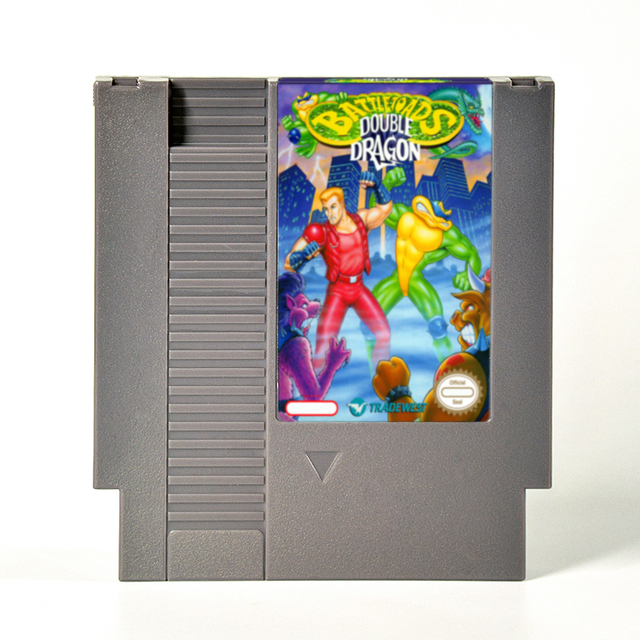 Top Quality PCB Game Card 72 Pins 8 Bit Game Cartridge for NES Games - Battletoads & Double Dragon