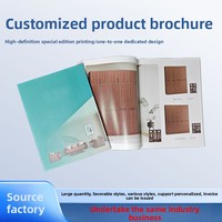 Brochures d'entreprise imprimées UV sur papier offset, livres à couverture rigide, catalogues reliés cousus, services d'impression en usine