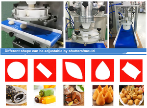 เครื่องทำคอกซินฮาอัตโนมัติขนาดเล็ก เครื่องห่อไส้ไก่ชีสบอล เครื่องทำคิบเบ้ คุบบะ - Product Image 3