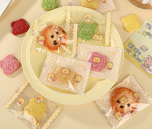 Stocks 7*10cm Candy Biscuit <b>Packaging</b> <b>Bags</b> Snacks Luxury Gummy Biscuit <b>Packaging</b> <b>Bag</b> Back Sealing <b>Bag</b> - Product Image 5