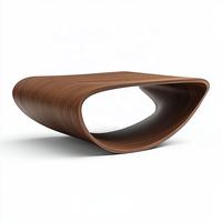 Table basse en bois au design nordique moderne de luxe de la meilleure qualité décorative pour la maison avec des matériaux en bois ensemble pour le salon pour les villas
