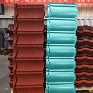 Tuiles de toiture en pierre colorée de qualité supérieure, épaisseur 0,5 mm, 1340x420 mm, pour le marché du Kenya et de la Tanzanie - Product Image 6