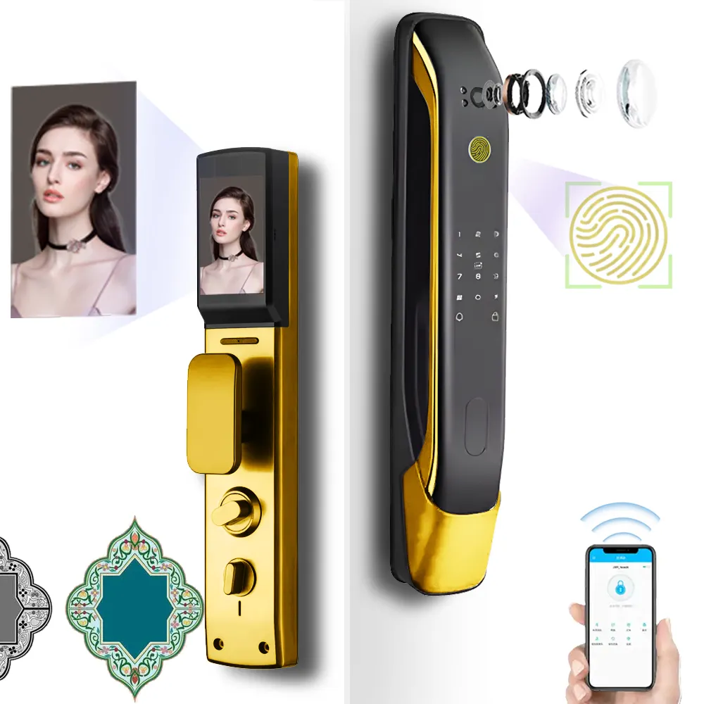 Elock ES255F specifiche buon prezzo serratura digitale da infilare fornitore d'oro digitale touch screen serratura di sicurezza