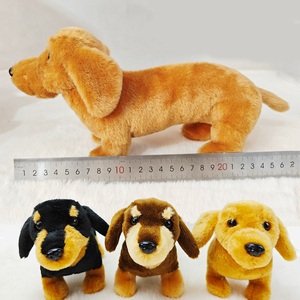 Nokta toptan sevimli çocuk konfor peluş oyuncak karikatür Dachshund köpek peluş oyuncak - Product Image 6