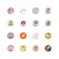 Épinglette Ronde Imprimée POD sur le Thème des Amoureux des Chats pour Veste, Sac à Dos et Tenue – Accessoire de Mode et Ornement