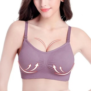 <span class=keywords><strong>Reggiseno</strong></span> di allattamento di maternità <span class=keywords><strong>senza</strong></span> filo per le donne dopo la gravidanza facile da allattare - Product Image 2