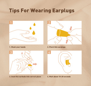 Earmor 36dB الحد من الضوضاء سدادات النوم رغوة زرقاء مع إلغاء الضوضاء متفوقة - Product Image 6