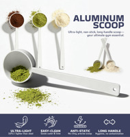 Cuillère doseuse en aluminium de 15 ml (2 cuillères à soupe) pour poudre nutritionnelle, écologique, en métal, pour protéines en poudre - Vente en gros