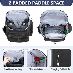Sac à dos de pickleball gratuit, sac de sport pour raquettes et accessoires de pickleball, poches isothermes - Product Image 3