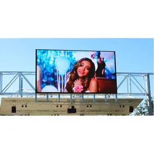 P6mm Fixed Installation Outdoor Smd 3535 Full Color Led Screen Display Board Video Wall Street Advertisement Sign Panel Ip 65