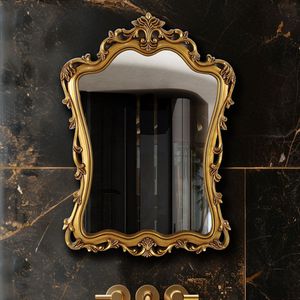 <span class=keywords><strong>Miroir</strong></span> vintage français <span class=keywords><strong>baroque</strong></span> <span class=keywords><strong>grand</strong></span> format à poser au sol ou au mur, <span class=keywords><strong>miroir</strong></span> doré orné, cadre classique vintage - Product Image 3