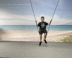 Outdoor Indoor Patio Meubels Kinderen Opknoping Schommel Stoelen Speeltuin Hout Board Tuin Schommels Stoel Zetel Schommel - Product Image 6