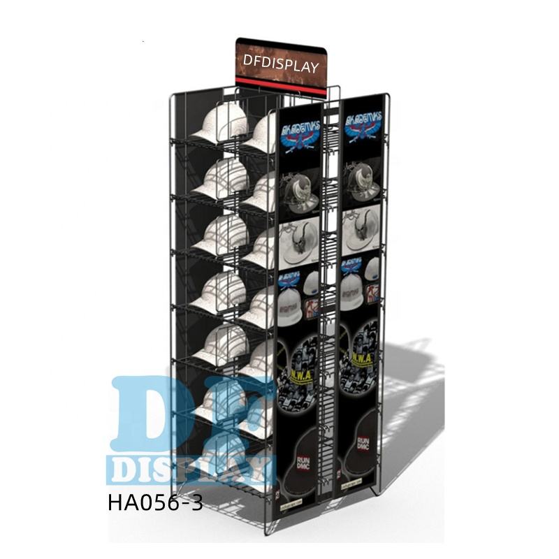 HA056 Customized Metal Cowboy Hats Stand Caps Display Stand Wire