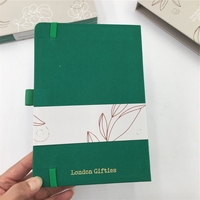 Carnets de notes A5 avec Logo personnalisé, classeur en tissu, épais, 160gsm, 20 pièces