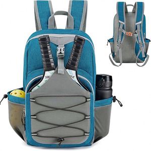 Sac à dos de sport portable pour pickleball et padel avec poche à chaussures, imperméable, pour extérieur, sac de raquette de gym, échantillon gratuit avec logo - Product Image 4