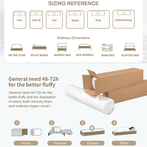 Matelas matelassé haut de gamme avec technologie de ressorts ensachés avancée MT7 Matelas à ressorts ensachés MT7 - Product Image 5
