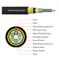 Cable ADSS Aéreo para Exteriores OEM de Fábrica, 24 y 48 Hilos, Vuelo de 80m, 100m, 120m, Doble Cubierta, Blindado