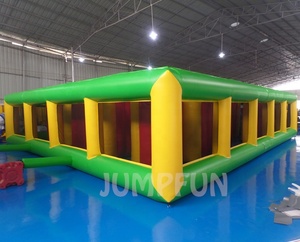 <span class=keywords><strong>Labyrinthe</strong></span> gonflable de 10m, 12x10m, pour adultes et enfants, location commerciale, énorme canevas, vente - Product Image 4