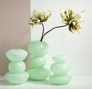 Jarrón de <span class=keywords><strong>cristal</strong></span> antiguo de calabaza, polvo de porcelana de alta calidad, mesa de arte, arreglo floral, adornos, flores frescas, jarrón de <span class=keywords><strong>cristal</strong></span> - Product Image 3