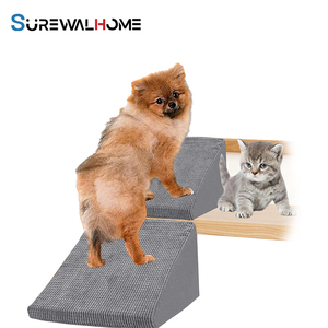 SUREAL ALHOME High Density Foam Hunde rampe Kunden spezifische Haustier rampen treppe Stabile und sichere Hunde treppe für Betts ofa - Product Image 1
