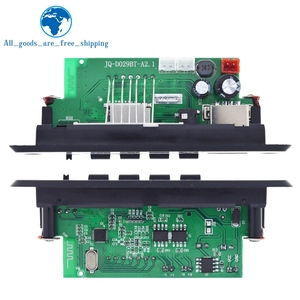 TZT <span class=keywords><strong>Bluetooth</strong></span> 5,0 REPRODUCTOR DE MP3 placa decodificadora 5V-32V 6W amplificador coche FM Radio módulo soporte FM TF USB AUX grabadoras - Product Image 6