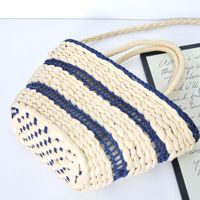 Sacs de plage en paille bohèmes personnalisés avec logo, faits à la main pour femmes, en raphia tressé, sac fourre-tout avec fermeture éclair, doublure pour les vacances, à porter à l'épaule
