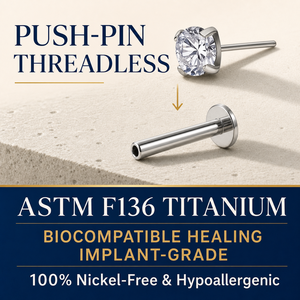 Kaishee 16G Titane Plat à Dos Plat Sans Filetage pour <span class=keywords><strong>Piercing</strong></span> Tragus, Bijou Corporel avec Incrustation de Zircon Cubique, <span class=keywords><strong>Piercing</strong></span> Lèvre en Titane - Product Image 2