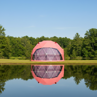 Dôme de glamping de luxe pour chasse, résistant aux intempéries, quatre saisons, imperméable