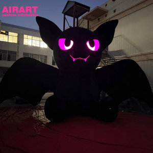 Murciélago Inflable Gigante para Decoración de Fondo, Murciélago de Peluche para Decoración de Halloween, Globo de Murciélago LED Personalizado para Accesorios de Escenario - Product Image 2