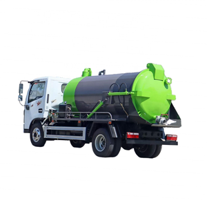 Direct Chinese Sale DFAC Euro 6 New Manual Transmission Sewage Suction Truck 4x2 Drive 4CBM Diesel Vacuum Pump Septic Tank - Product Image 2