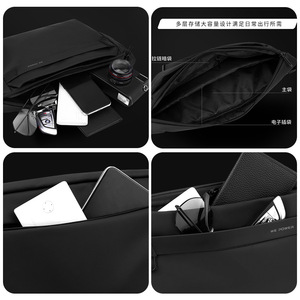 WePower Sac banane pour homme grande capacité en nylon, sac de poitrine sportif et décontracté pour usage quotidien - Product Image 5