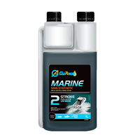 Huile moteur hors-bord marine entièrement synthétique Mineral Blue 2T 4T 1:50 1:25 TC-W3 pour bateau et embarcation, faible fumée, 1L 4L 5L