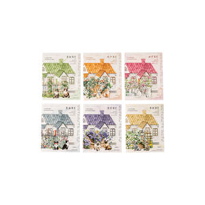 15 autocollants par paquet Cat in the Backyard Series Fence Landscaping Stickers - Product Image 5