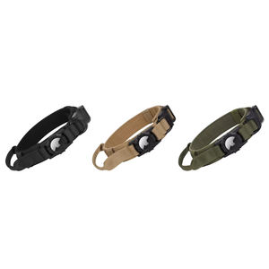Gancho y lazo de nailon de poliéster personalizado, hebilla de anillo en D de Metal, etiqueta de aire antiescape, <span class=keywords><strong>Collar</strong></span> táctico para perro, mango de Control duradero, Bandera de EE. UU. - Product Image 5