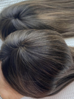 Nouveau produit phare 2026 : Prothèse capillaire en filet 100 % cheveux Remy chinois alignés sur les cuticules, style lisse, pour femmes
