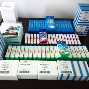 Thêm Năng Lượng Nhiều Lớp Nhiều Lớp Melamine Bọt Nóng Nén Bánh Sandwich Làm Sạch Miếng Bọt Biển Tẩy OEM/Nhà Sản Xuất Nhãn Hiệu Riêng - Product Image 6