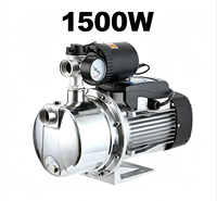 Pompe à eau domestique intelligente auto-amorçante en acier inoxydable 304, 1500W, haute pression, hauteur de refoulement 40m, pompe de surpression automatique pour puits profond