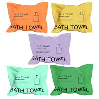 Thickened Extra Large Compression Solid Color Plain Weave Bath Towel Travel Hotel Homestay Portable Disposable Trade Hot