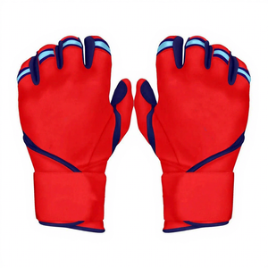 MUDASSAR SPORTS Ambidextrous Professional Baseball Batting Gloves Breathable Durable Eco-Friendly Leather Customized Size - Product Image 1