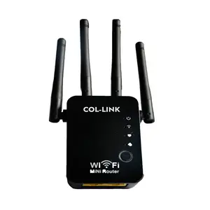 300Mbps WIFI USB Prolongateur d'autonomie 4 Antennes Mini Forte Routeur COL-WR16