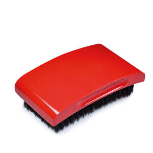 Vente chaude de marque privée prix d'usine brosse à vague de paume à courbe moyenne poils de sanglier doux 360 brosse à vague courbe - Product Image 5