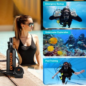 Tanque de Buceo Mini de 1L con Máscara, Cilindro de Buceo Portátil, Equipo de Respiración Subacuática de 10-15 Minutos - Product Image 6
