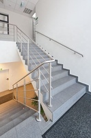 Miroir de sécurité moderne en acier satiné CAD 4 6mm pour balustrade, tube de terrasse, poteau de main courante en acier inoxydable de qualité 304/316, protégé contre les UV