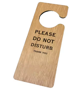 Panneau <span class=keywords><strong>de</strong></span> suspension <span class=keywords><strong>de</strong></span> porte en liège naturel écologique personnalisé Ne pas déranger <span class=keywords><strong>Plaque</strong></span> pour la maison Hôtel Maison Resort Flyer Board - Product Image 3